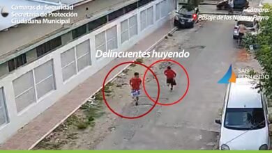 Delincuentes huyendo