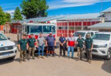 Donación de San Fernando llego a bomberos de patagonia