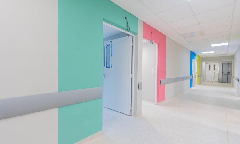 Última etapa de obra del nuevo sector de Internación Pediátrica en el Hospital Provincial Cordero