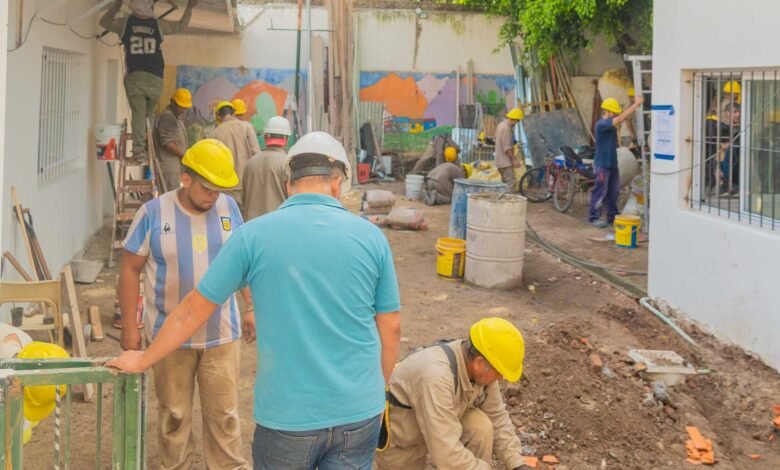 Obra de renovación de la Escuela Especial N°503