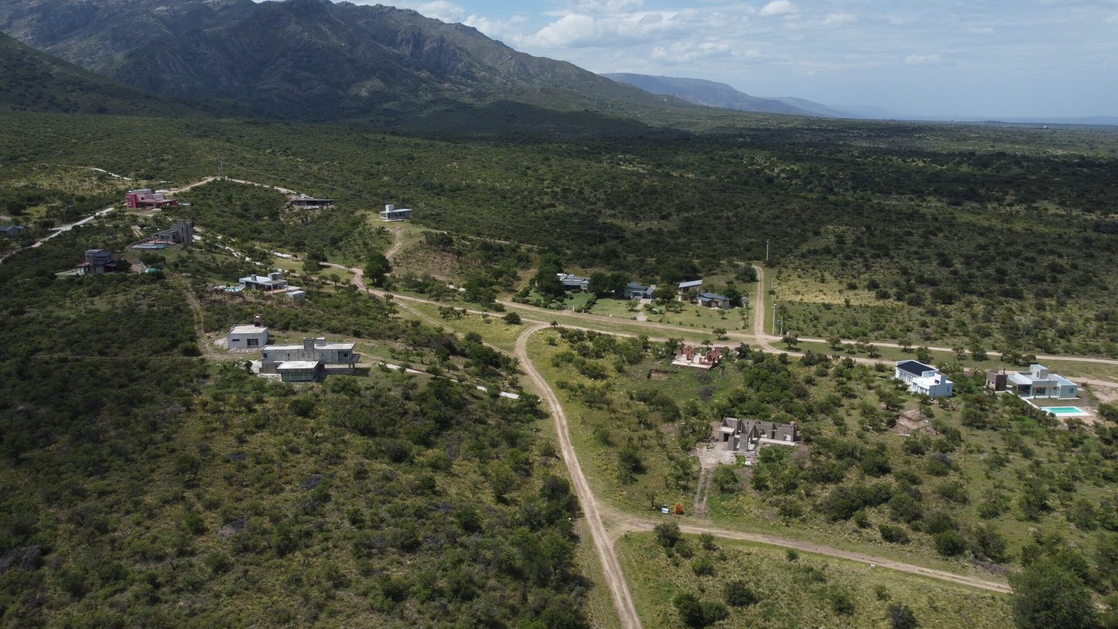 Barrio cerrado de Aguas Blancas, en la localidad de Villa Larca
