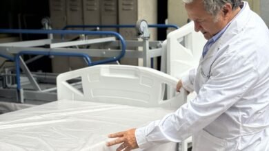 Nuevas camas en el Hospital Central