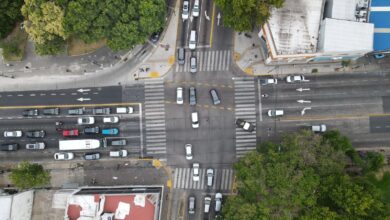 Intersección de av. Centenario y av. Márquez