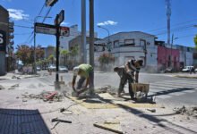 Obras de veredas en Tigre centro