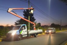 El Municipio retiró 2,5 km de cableado peligroso