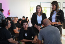 Gisela Zamora en la inauguración de la Escuela de Tecnología y Robótica