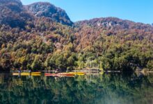Kayak en Lago Verde