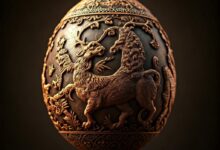Como luciría un huevo de chocolate en la Edad Media