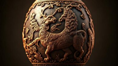 Como luciría un huevo de chocolate en la Edad Media