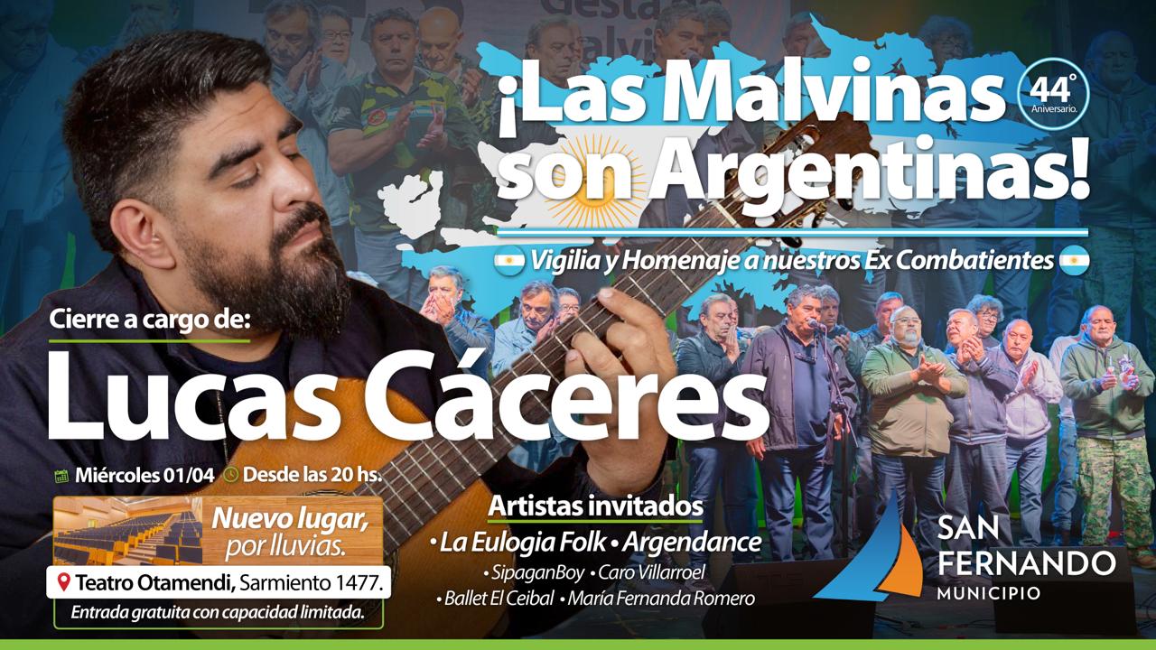 Homenaje ex combatientes Malvinas 2026 San Fernando