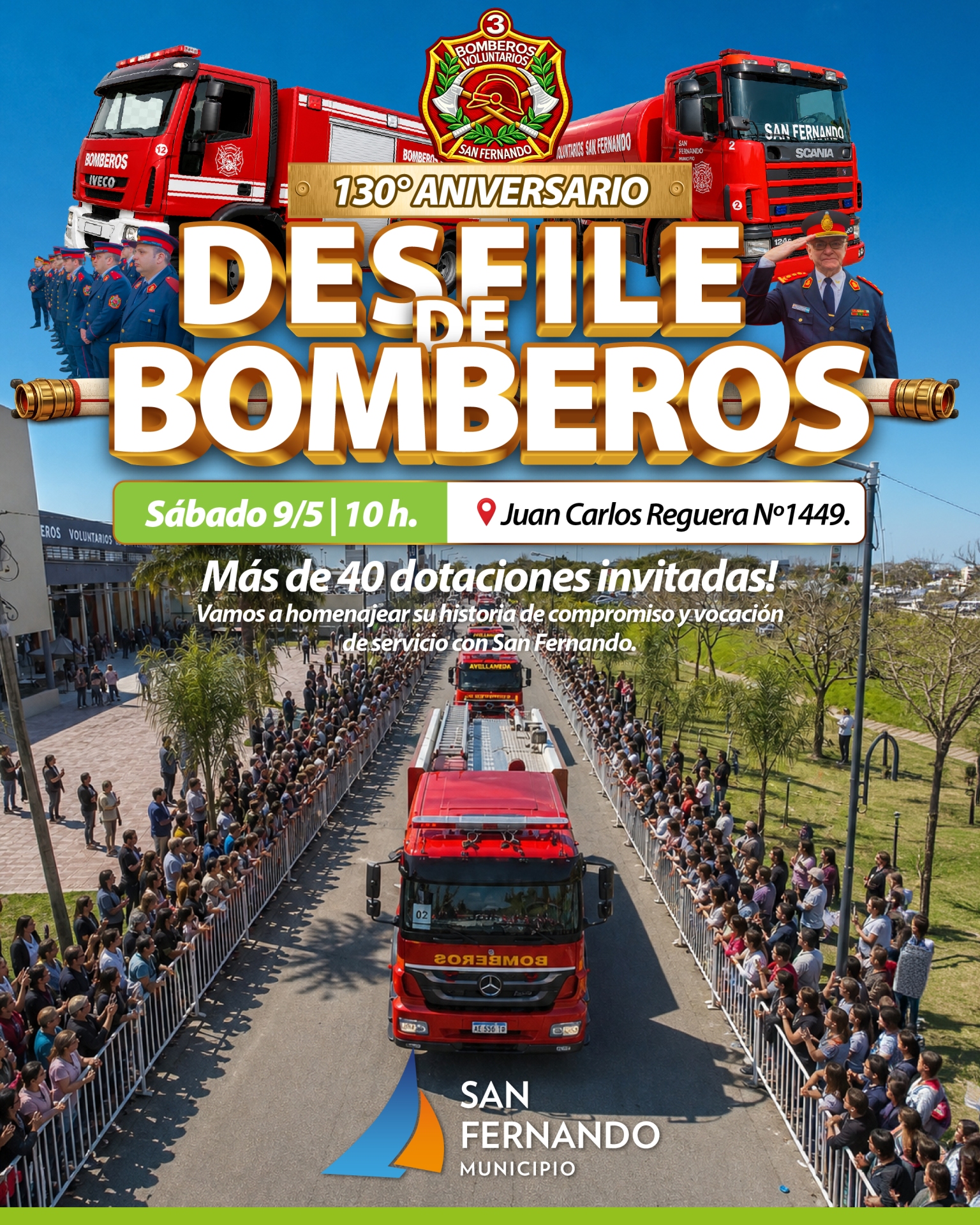 130º aniversario bomberos San Fernando