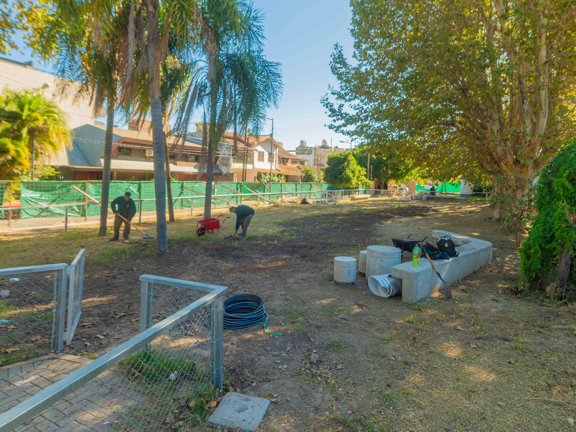 Última etapa obra plaza Tren de la Costa