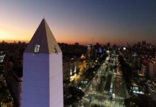 Atardecer en el Obelisco
