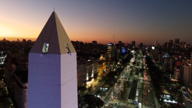 Atardecer en el Obelisco