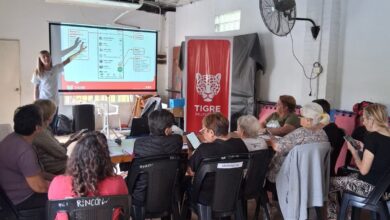 Capacitaciones de inclusión digital y alimentación saludable del Municipio de Tigre para adultos mayores
