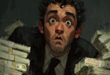 Caricatura de Manuel Adorni