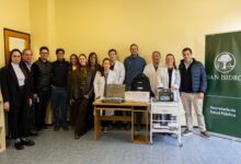 Donación de Expo Mate 2026 - intendente San Isidro, Ramón Lanús; y organizadores de la expo