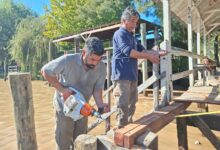 Mantenimiento y mejoras de infraestructura en el Delta de Tigre
