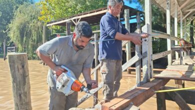 Mantenimiento y mejoras de infraestructura en el Delta de Tigre