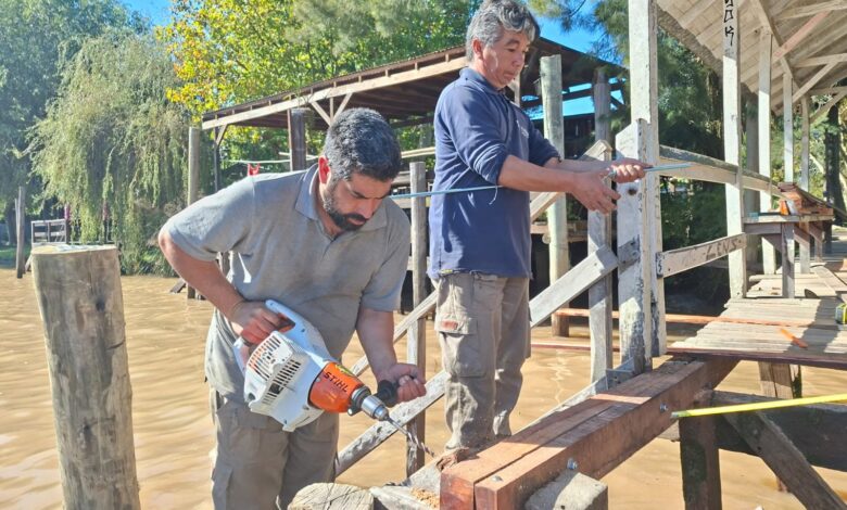 Mantenimiento y mejoras de infraestructura en el Delta de Tigre