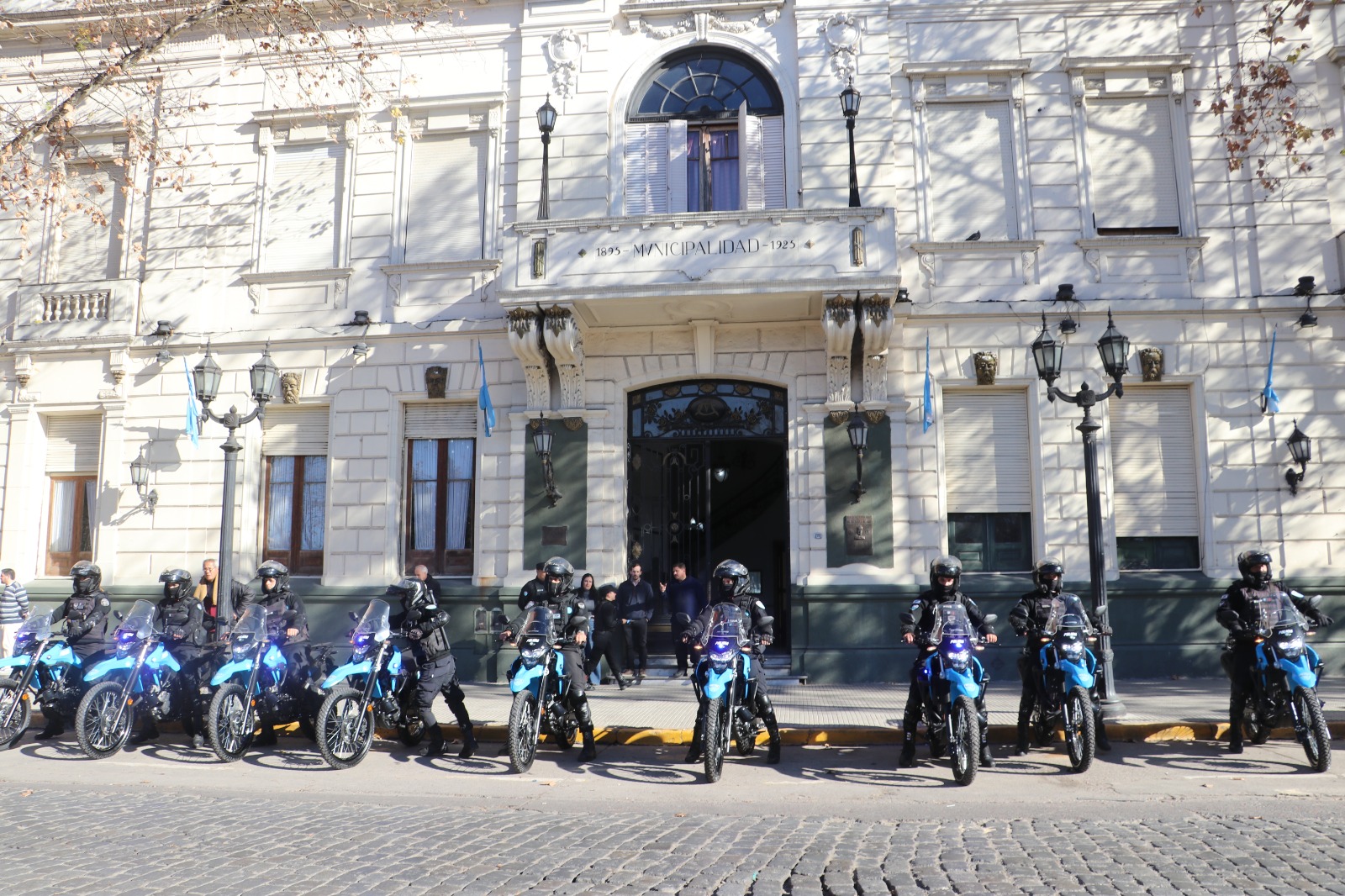 Nuevas motos de la Policía Municipal de San Miguel