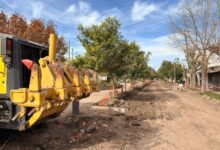 Obra del nuevo pavimento en Blasco Ibáñez