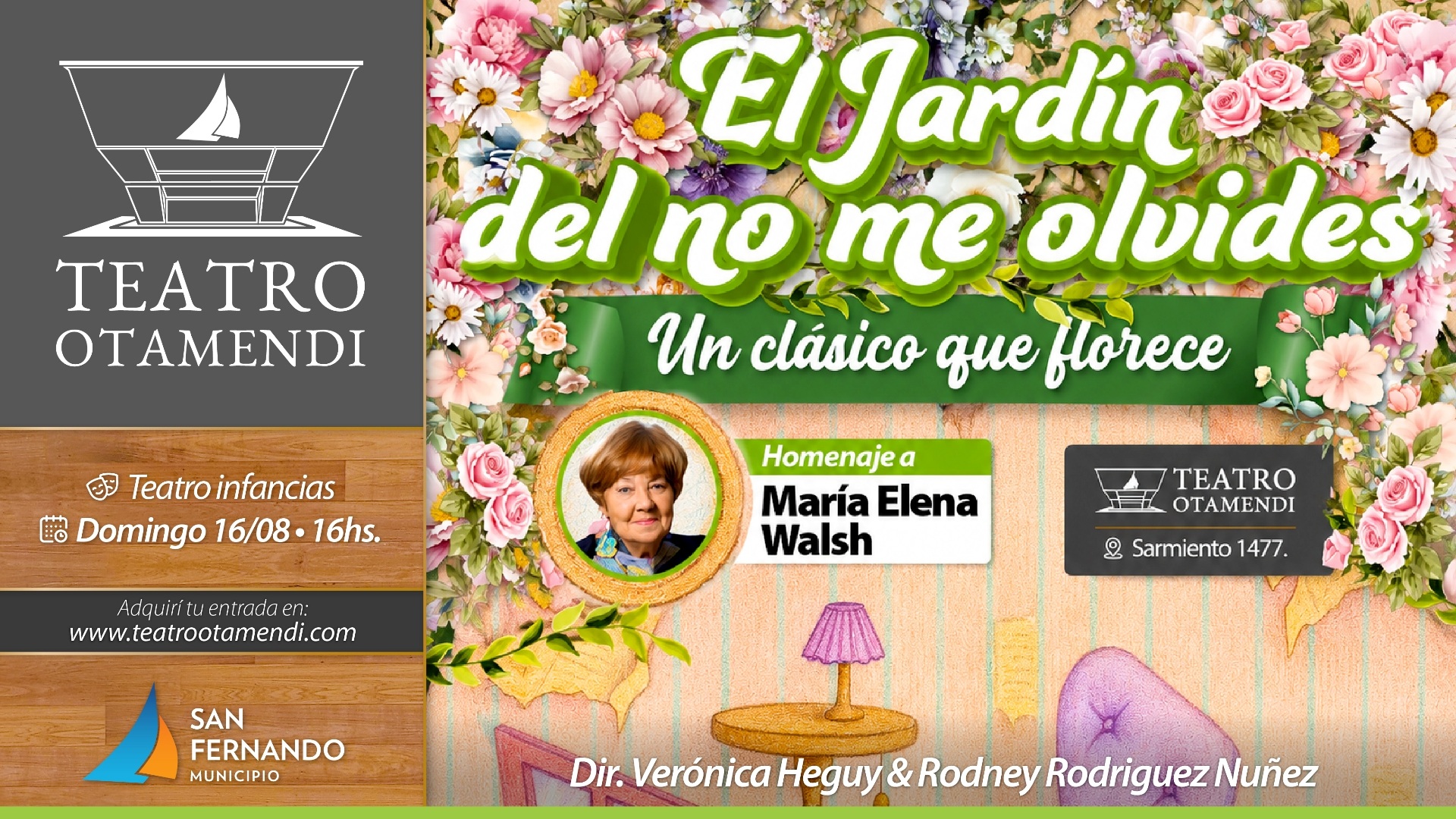 EL JARDÍN DEL NO ME OLVIDES - UN CLÁSICO QUE FLORECE