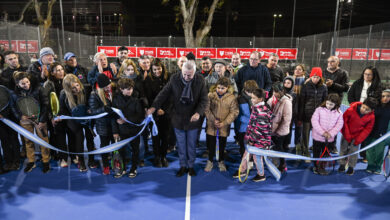 Inauguración de tres canchas en el Polideportivo General Pacheco
