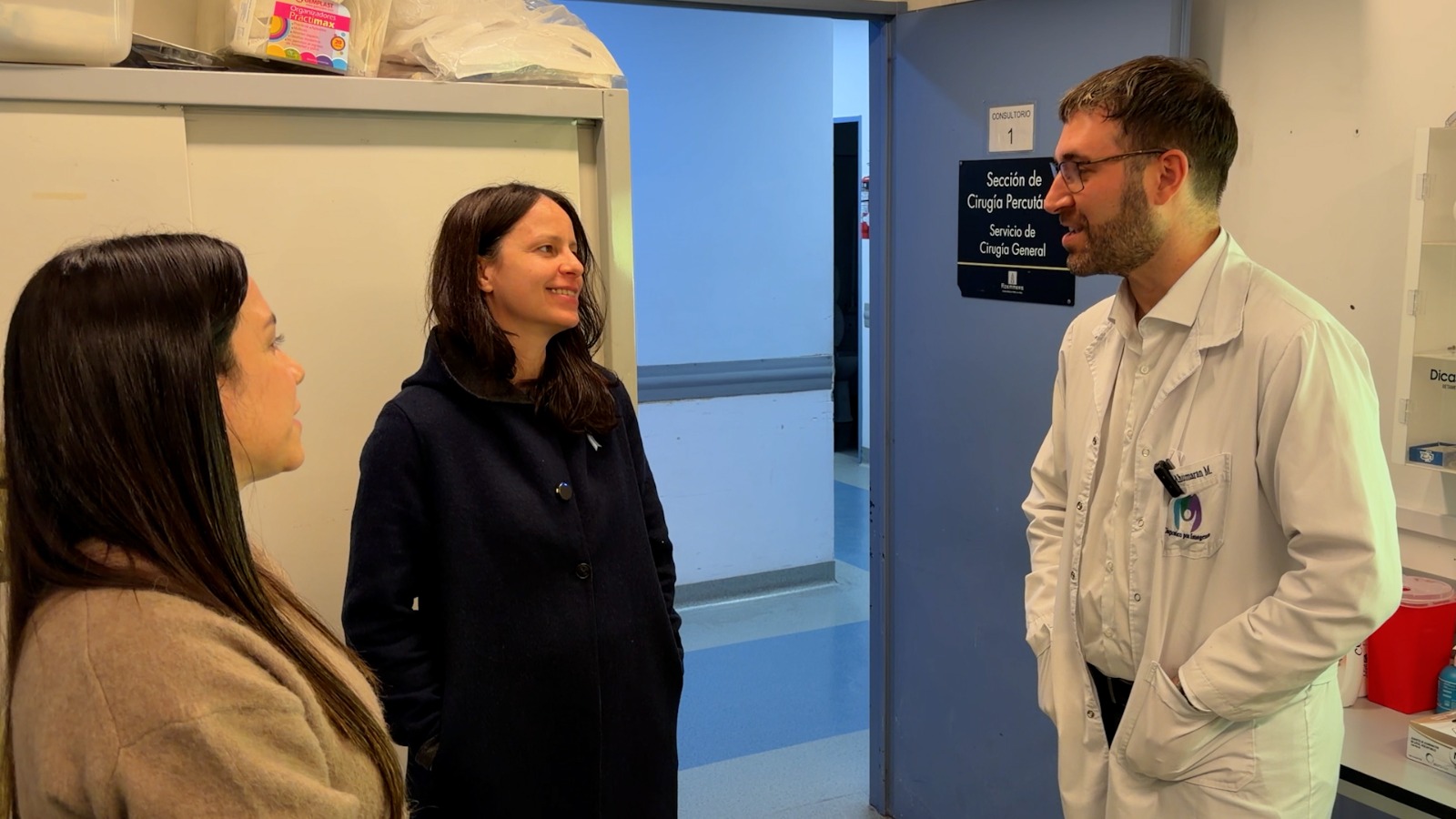 Soledad Martínez en el Hospital Houssay