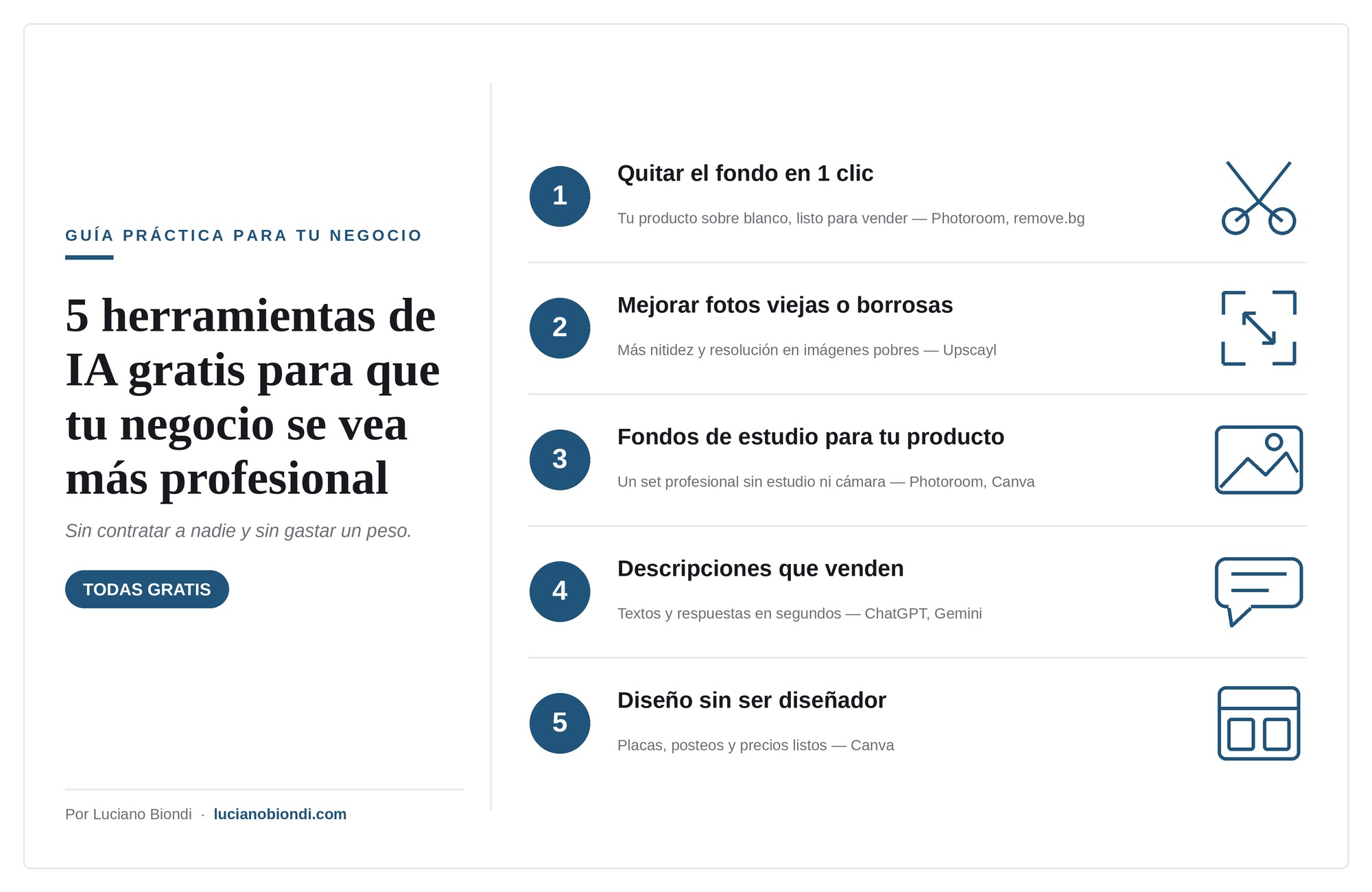 5 herramientas de inteligencia artificial gratuitas para negocios