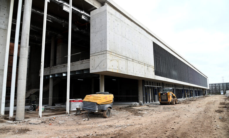Avance de la obra del Hospital de Alta Complejidad