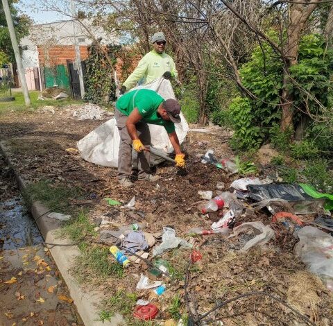 Erradicación de microbasurales en Escobar