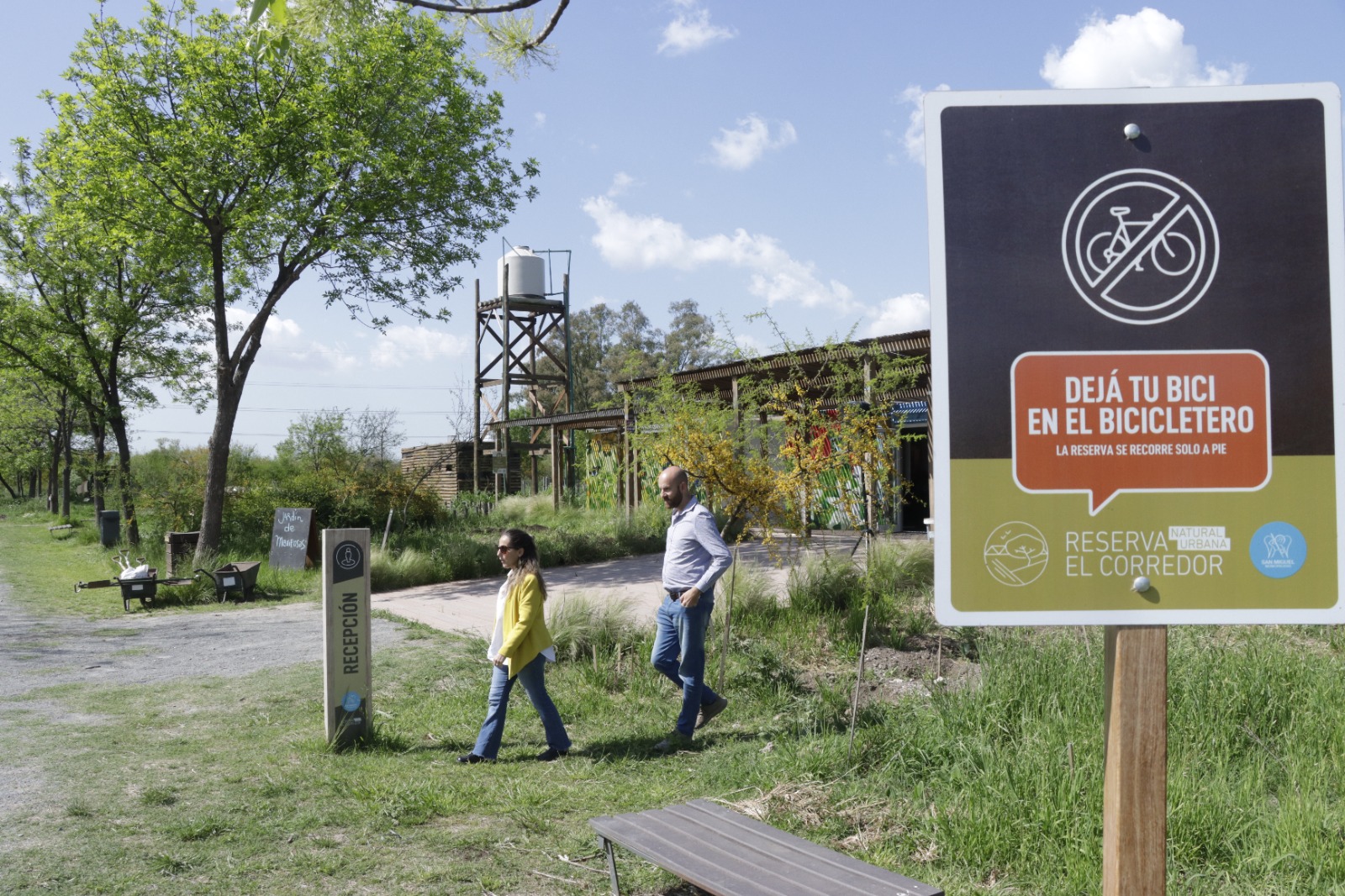Ingreso a la Reserva Natural Urbana El Corredor