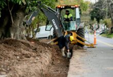 Obras en el Paseo Baigorria