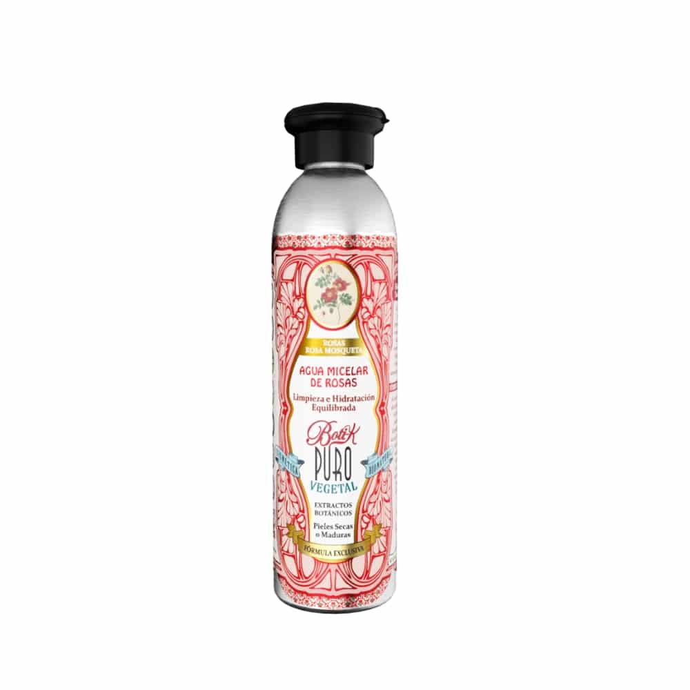 Agua micelar rosas